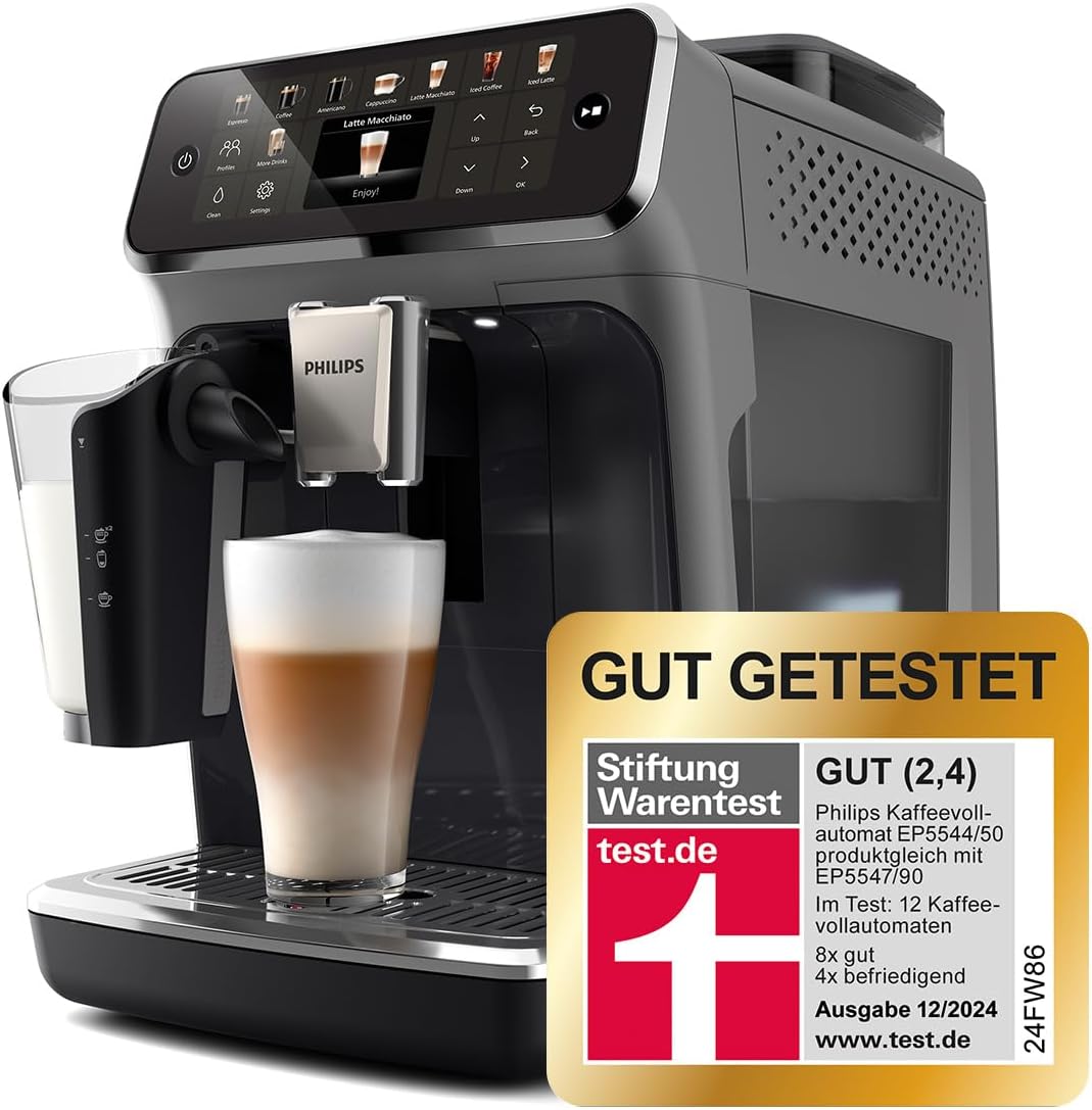 Philips Serie 5500 Kaffeevollautomat – LatteGo Milchsystem
